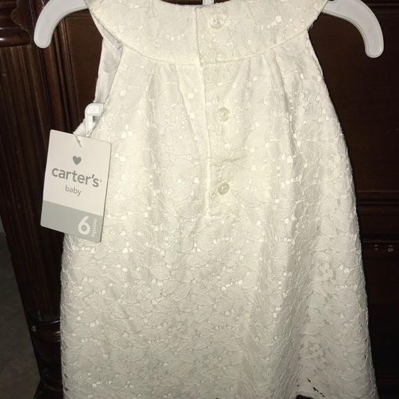 Beautiful white baby girl dress - Picture 4 of 5